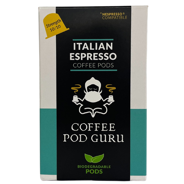 Italian Espresso Pods - 10 pack Coffee Pods Compatible with Nespresso® OriginalLine™ machines
