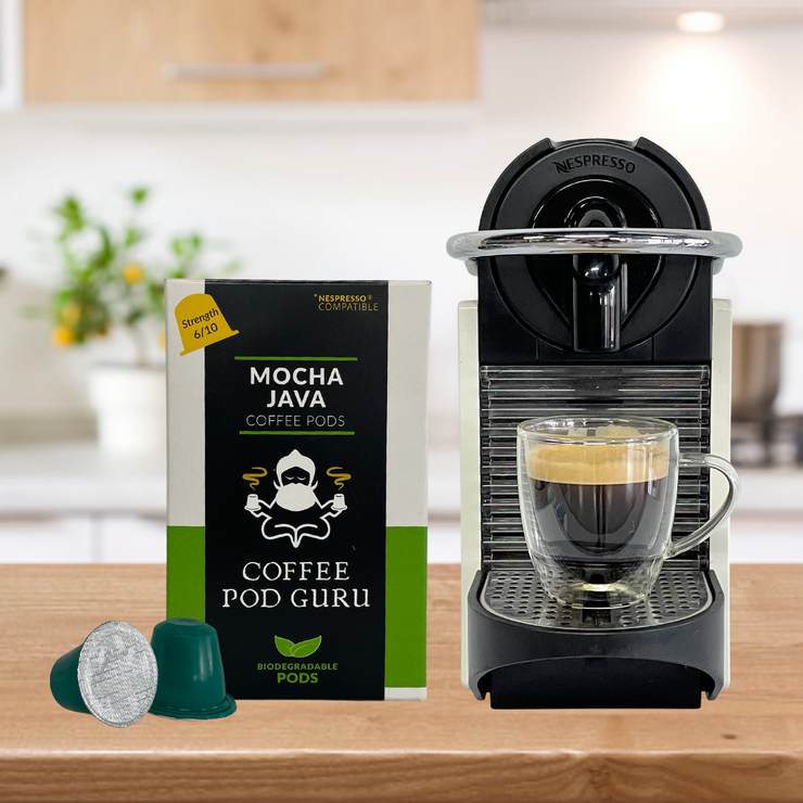 Mocha Java Pods - 10 pack Coffee Pods Compatible with Nespresso® OriginalLine™ machines