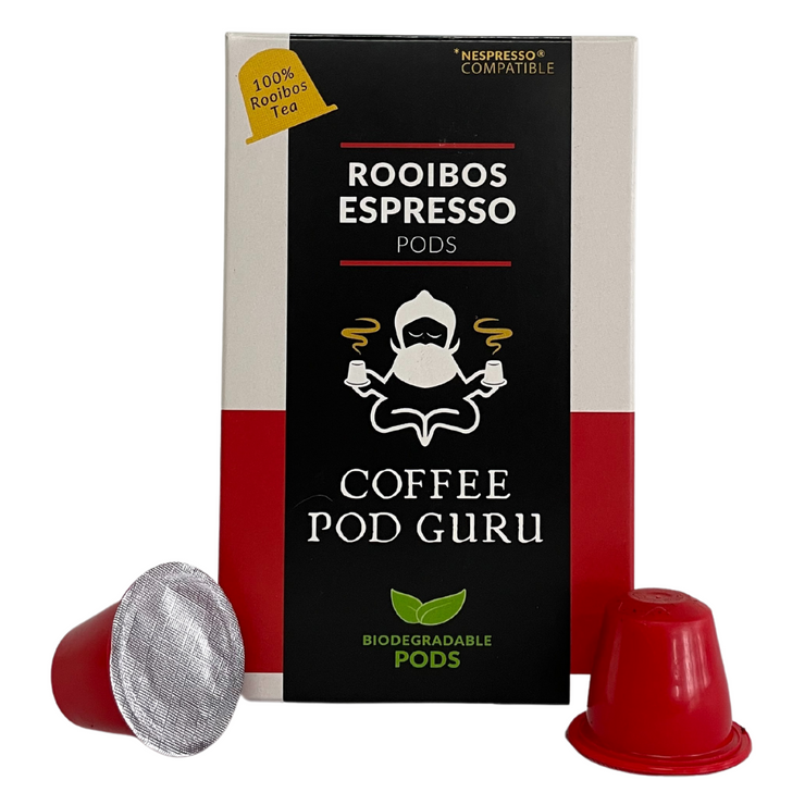 Rooibos Espresso Pods - 10 pack Tea Pods Compatible with Nespresso® OriginalLine™ machines
